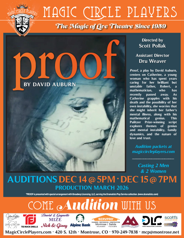 Proof Audition Poster